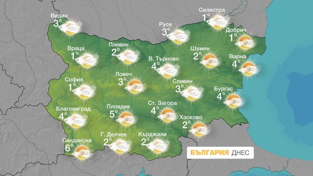 Предстои чувствително затопляне за празниците