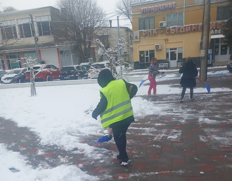 Всички пътища в община Камено са проходими при зимни условия