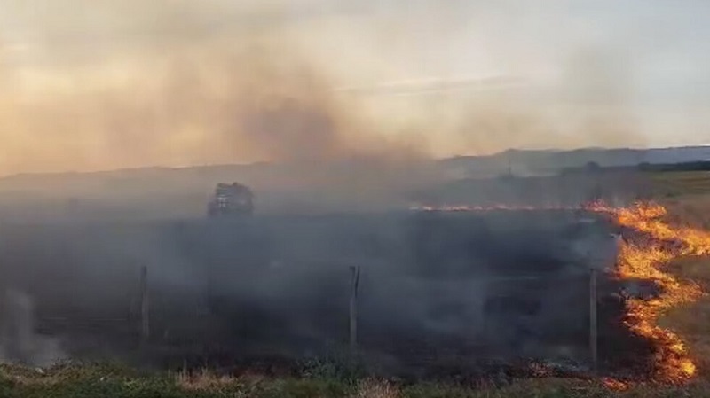 Пожар в Турция на километър от границата с Малко Търново