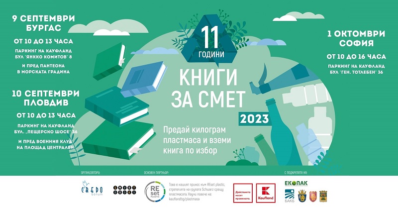 С подкрепата на Община Бургас „Книги за смет“ ще гостува отново в града на 9-ти септември