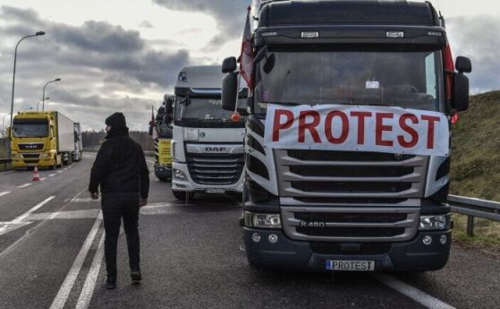 Превозвачите протестират в цялата страна