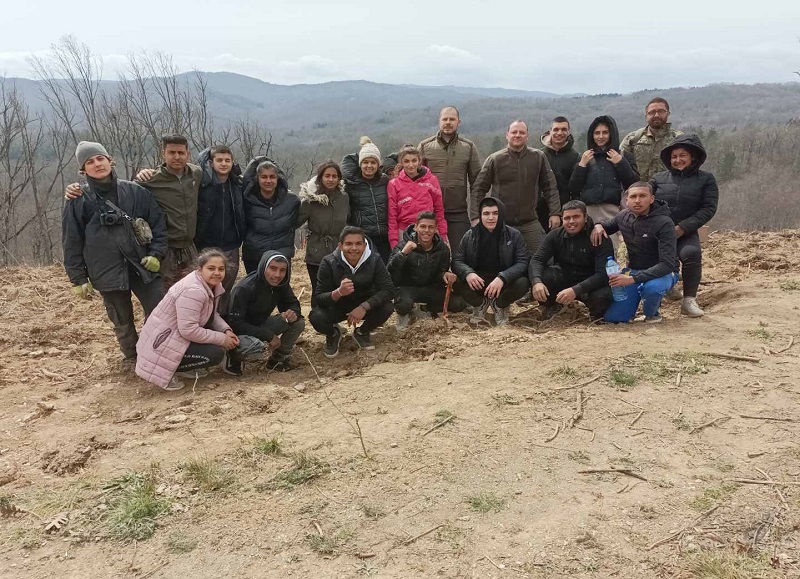 Ученици и лесовъди възстановяват гората в Малко Търново