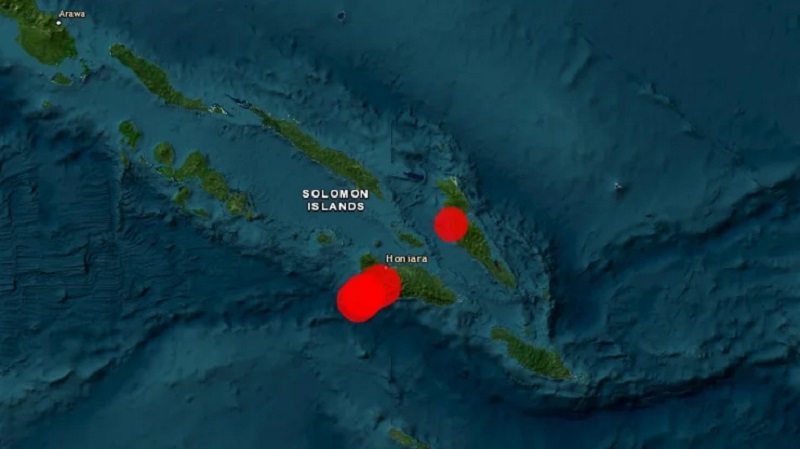 Земетресение с магнитут 7 на Соломоновите острови, има риск от цунами