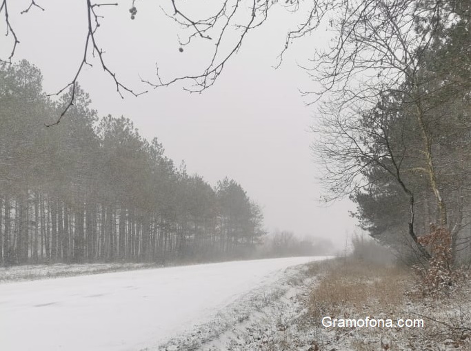 Вижте къде в Бургаско има най-много сняг