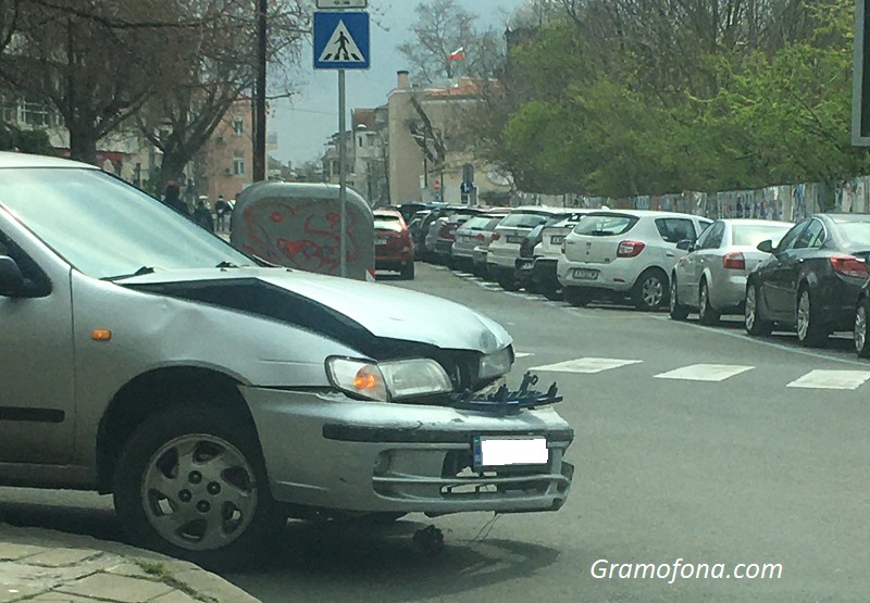 Катастрофа до подземната улица, шофирайте внимателно