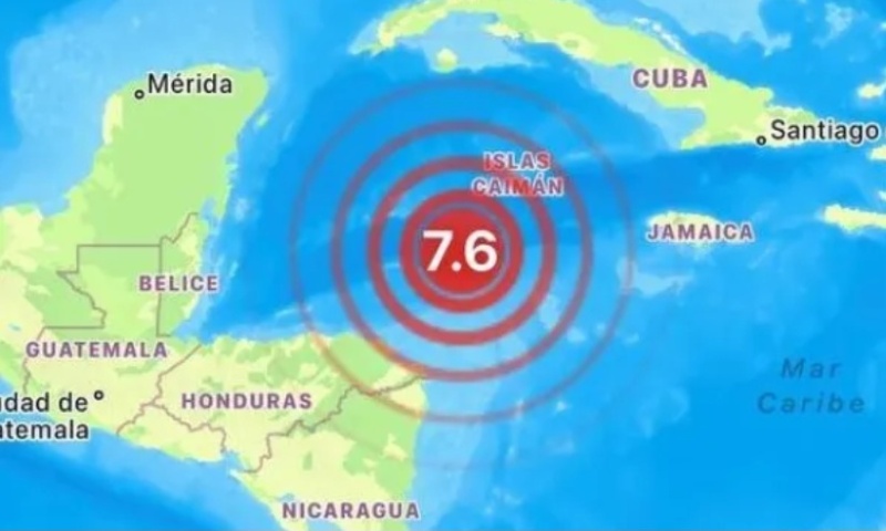 Земетресение с магнитуд 7,6 разлюля острови в Карибско море