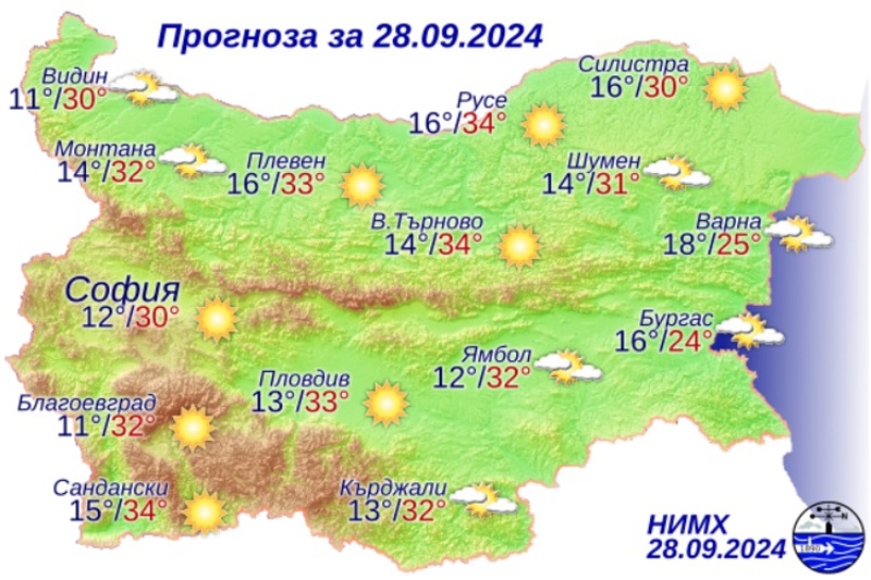 Денят започва с мъгла, но ще приключи със слънце